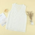 thumbnail image 5 of Sleeveless Tops For Women, Women'S Jacquard Lace Outer Sleeveless Top, 5 of 7