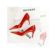 thumbnail image 4 of Gomelly Womens Fashion High Heels Lightweight Pointed Toe Pumps Party Walking Elegant Slip On Dress Shoes Red 7.5cm 7, 4 of 7
