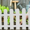 thumbnail image 4 of LIFKOME 1 Set of PVC Fence White Decorative Fencing for Outdoor Use with Plug-in Installation, 4 of 8