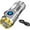 Silver, variant on Three-Eyed Monster Mini Flashlight,Waterproof Handheld Spotlight,Rechargeable Flashlights High Lumens Flash Led Light