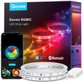 thumbnail image 3 of Govee RGBIC Tira de luces LED, luces LED inteligentes de 65.6 pies para dormitorio, control de aplicación de luces LED Bluetooth, bricolaje de múltiples colores en una línea, luces LED que cambian de, 3 of 4