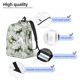 thumbnail image 3 of Balery green plaid Moose tree Mochila Clásica Impresa Básica para Viaje, Mochila Escolar Resistente al Agua, Mochila de Lona con Correas Ajustables-Small, 3 of 5