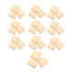 thumbnail image 1 of Cuadrados de madera Piezas de madera Hojas de madera contrachapada cuadradas en blanco Decoraciones de Año Nuevo Adornos de Navidad con esquinas redondeadas Inevent HA012174-00, 1 of 7