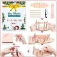 thumbnail image 4 of Ribbon Bow Maker with Instruction,Durable Oval Wooden Bow Maker for Satin Wreath Bows Christmas Big Bows Hair Bows Gifts Bows Making and Party Decoration, 4 of 6