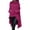 Deep Red, variant on WTOBBY Women's Loose Comfortable High Neck Long Sleeve Solid Color Long Hoodie Top, Casual Oversized Pullover Sweatshirt for Everyday,Army Green L