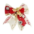 thumbnail image 2 of Christmas Tree Toppers Skegnu 2024 Christmas Bow Pendant With Christmas Tree Gift Box Set Decoration Linen Printed Letter Bow Chritmas Decor, 2 of 6