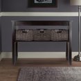thumbnail image 2 of Morris Table Console Expresso & Paniers de Chocolat, 2 of 5