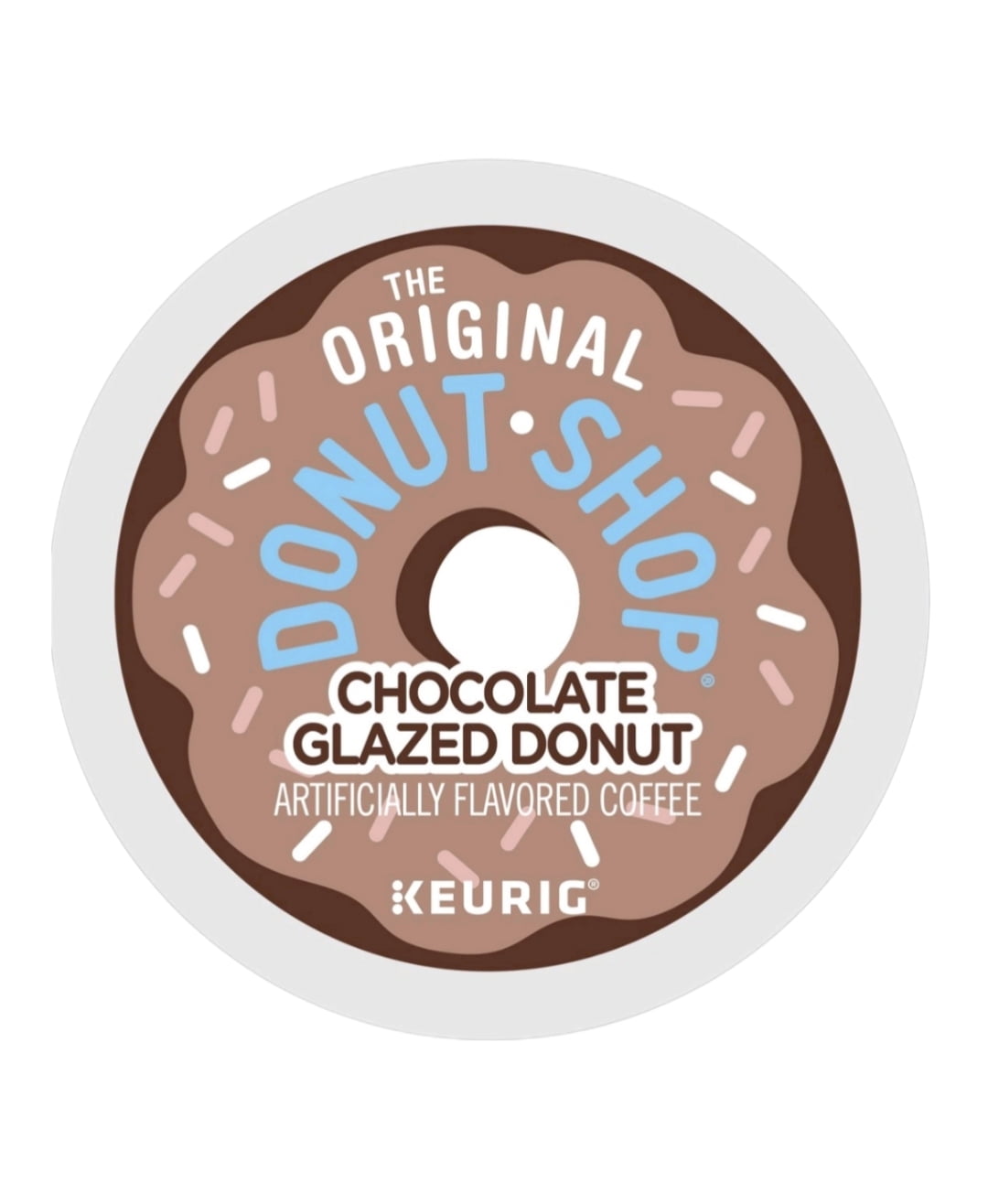The Original Donut Shop Chocolate Glazed Donut and Vanilla Cream Puff Coffee K Cups Variety Pack, 24 K Cups Each