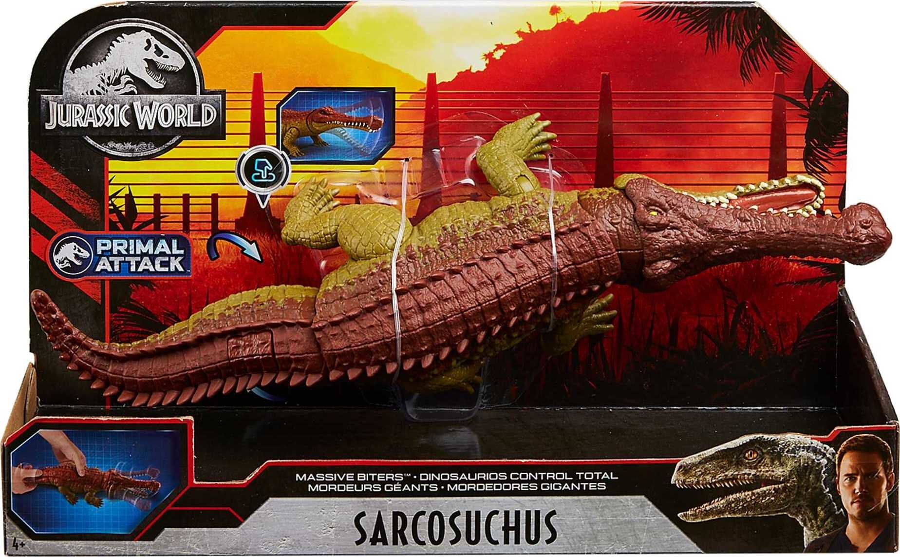 Mattel 067-787 Jurassic World Massive Biters Sarcosuchus GVG68 for sale online 