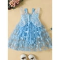 thumbnail image 2 of Suealasg Baby Girls Romper Dress Sleeveless Flower Butterfly Tulle A-line Dress 6M 12M 18M 24M Infant Newborn Girls Summer Photo Shoot Birthday Party Clothes, 2 of 9