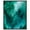 Black Frame, variant on Textured Teal I Canvas Teal Abstract Art by Art Remedy, Gallery Wrapped, 30 x 36