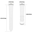 thumbnail image 3 of Leather Replacement Strap Sports Watch Strap Wristband Compatible for HUAWEI Watch FIT Smart Watch, 3 of 6