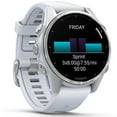 thumbnail image 3 of Garmin 010-02903-00 Fenix 8 43 mm, AMOLED, Silver with Whitestone Silicone Band Bundle with Tech Smart USA Fitness & Wellness Suite + Round Tempered Glass Screen Protector, 3 of 11