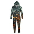 thumbnail image 6 of AGWOLF Halloween Family Pajamas Matching Sets Funny Graphic Long Sleeve Jumpsuit Onesie One Piece Pajamas Halloween Costumes Dad M, 6 of 6
