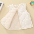 thumbnail image 5 of Lounge Jacket for Kids Girl Boy Winter Fall Sleeveless Velour Cami Tank Warm Thick Fuzzy Hooded Plain Vest Jacket Outfits Kid 2026 Clothes Y2K 2 Years, 5 of 7
