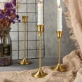 thumbnail image 2 of Vintage Elegant Metal and Aluminum Set of 3 Tabletop Candle Holders, Suitable for Wedding Anniversary, Home and Hotel Decoration, 2 of 8