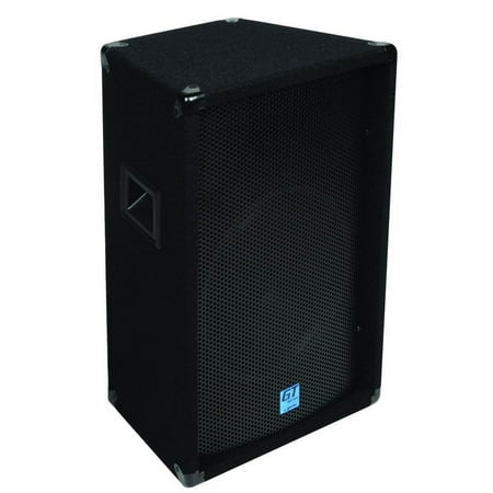 GEMINI GT-1004 10" Portable 360 Watt Pro Audio Trapezoid DJ Passive PA Speaker