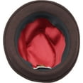 thumbnail image 4 of NANAHuang Men's Wool Felt Winter Hat Short Brim Fedora Hat, 4 of 5