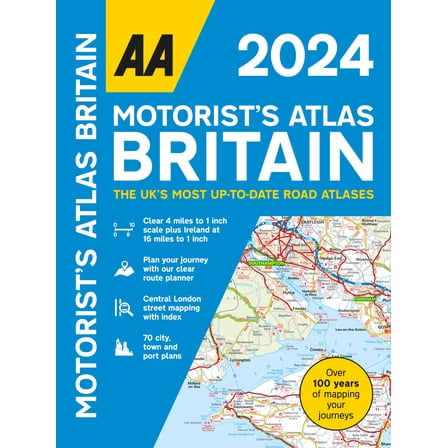 AA Motorists Atlas Britain 2024 Spiral (Other)