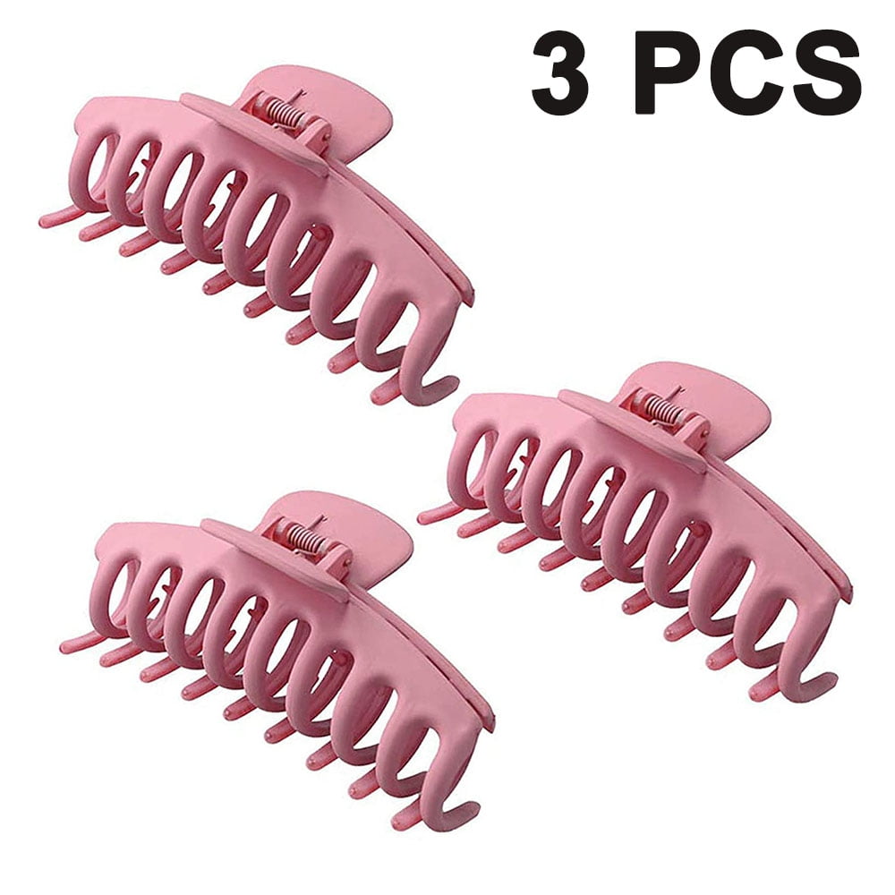 Hair Clips for Women, Pack of 3 Large Hair Clips, NonSlip Hair Clips
