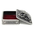 thumbnail image 3 of Supreme Housewares Vintage Butterfly Square Pewter Jewelry Trinket Box, 3 of 3