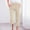 Beige, variant on Crop Pants for Women Palazzo Pants Drawstring Cotton Linen Pants Straight Wide Leg Yoga Capris with Pockets Capri Pants with Lace Side Beach Pant High Waist Drawstring White S-3XL