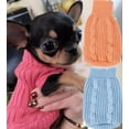 thumbnail image 2 of Knit Dog Sweater, Soft, Chihuahua, Dog Apparel, Blue, XXXXS, 2 of 11