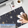 thumbnail image 4 of Long Mouse Pads for Desk,Blue Sun Moon Star Constellation Pattern Desk Mats on Top Of Desks, Desk Mouse Pad Extra Large with 3mm Non-Slip Base and Stitched Edge for Gaming,Office,Work,Home 31.5"x11.8", 4 of 6