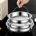 thumbnail image 6 of Giaone Steaming Tray Stainless Steels Food Steamers Basket with Handle Steaming Grid Vegetable Steamers Rack Enduring, 6 of 20