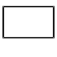 thumbnail image 2 of Simple Curtain Home Projector Curtain Folding Projection Screen Curtain 100 Inches 16:9 (width 2.2*height 1.23) Meters ,Wrinkle-Resistant Design, 2 of 8