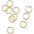 thumbnail image 2 of Woeilo FJR-03055 10 14K Gold Filled 21 Gauge Open Jump Rings, 5mm Gold, 2 of 2