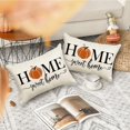 thumbnail image 4 of Fall Pillows Decorative Throw Pillows,Fall Pillow Covers 12x20 Inch,Thanksgiving Orange Pumpkin Pillow Cases,Autumn Outdoor Lumbar Cushion Covers,Decor for Couch Bedroom Sofa Farmhouse, 4 of 6