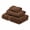 Chocolate, variant on Egyptian Cotton 900 GSM Hotel Quality 3-Piece Towel Set, 1 Face, 1 Hand, and 1 Bath Navy Blue