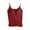 Wine, variant on Taqqpue Tank Top for Women with Built in Bra,Women's Basic Double Lined Scoop Neck Tank Tops Summer Solid Color Sleeveless Outfits Beach Vacation Shirts for Women