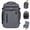 Gray, variant on WANDF Lightweight Travel Backpack,Airline Approved Carry on Luggage With 16 Pockets,Waterproof Personal Item Bag Fit 15.6" Laptop,Casual Daypack for Weekender Business Hiking(Pink Bag)