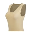 thumbnail image 4 of Top George para Mujer, Beige Tirante Ancho Talla G, 4 of 4