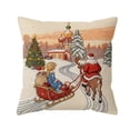 thumbnail image 1 of Cubiertas de Cojín de Sofá 45x45cm Cubierta de Cojín de Lino Impreso Digital Elegante Funda de Almohada Multicolor de Decoración Del Hogar, 1 of 6