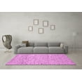 thumbnail image 3 of Ahgly Company Indoor Rectangle Abstract Pink Contemporary Area Rugs, 5' x 8', 3 of 4