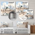 thumbnail image 4 of Designart "Prophets Al Aqsa Mosque 2 In Beige and Green"Islam Metal Wall Art Beige Traditional Living Room Wall Art, 4 of 6