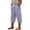 C-Purple, variant on Girls Casual Pants Elastic Waist With Loose Fit Side Snap Button Versatile Solid Color Trousers
