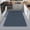 Blue Gray, variant on Kitchen floor mat fully covered with anti slip home diatomaceous earth carpet can be wiped absorbent oil absorbing dirt resistant soft cushion, bathroom mat