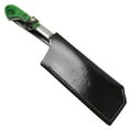 thumbnail image 2 of TheBoneEdge 12' Cleaver Stainless Steel Full Tang Butcher Knife Green Packawood Handle, 2 of 2