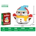 thumbnail image 1 of Juego de bloques de construcción de Reno y Papá Noel para niños, juguete de ladrillos para montar, decoración de mesa, regalo de Navidad, 1 of 5