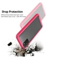 thumbnail image 4 of Galaxy A02S Case, Sturdy Case for 2021 Samsung Galaxy A02S, Njjex Full-Body Rugged Transparent Clear Back Bumper Case Cover for Samsung Galaxy A02S 6.5" 2021, Not A20S 6.4" -Hot Pink, 4 of 10