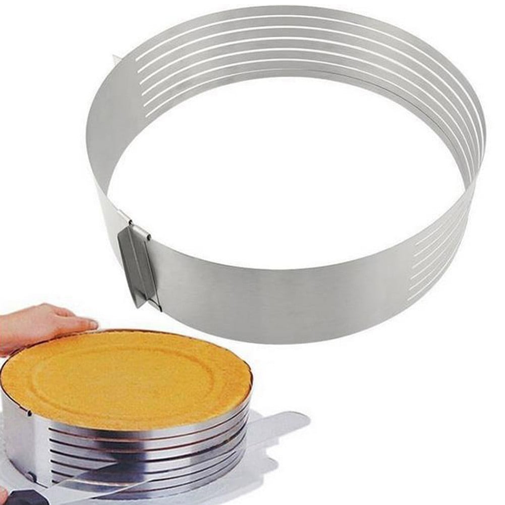 Adjustable Layer Cake Slicer Kit Round Mousse Stainless Cake Slicer