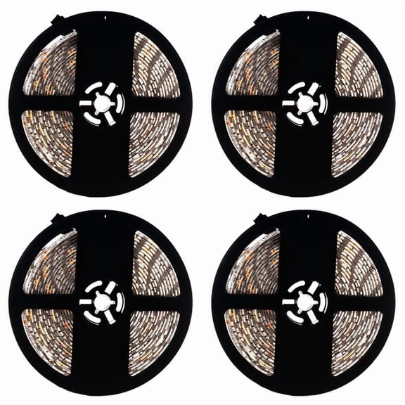 4X RGB 5M 5050 LED Strip Light Flexible 300 Leds SMD LED Tape Waterproof Epoxy,4 x RGB LED Strip Light