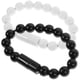 thumbnail image 2 of 2Pcs Micro USB2.0 Creative Type-C USB Data Charging Cable Bead Bracelet Charger (Black and White), 2 of 4