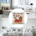 thumbnail image 3 of Cats for Everybody Christmaslinen throw pillowcase decoration pillowcase gifting preferred 20x20 inch cushion cover 2 sets sofa pillowcase sofa bedroom living room car, 3 of 8