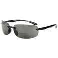 thumbnail image 4 of "The Influencer" 2 Pair of Sport Wrap Polarized Bifocal Sunglasses for Men and Women - Black/Tortoise (Polarized) - 1.50, 4 of 8