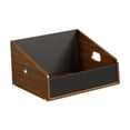 thumbnail image 3 of Soporte para discos de vinilo, expositor de CD, mesa organizadora de madera, estante de almacenamiento de vinilos para revistas, álbumes, restaurantes Largo 375 cm x 37 cm x 24 cm, 3 of 8